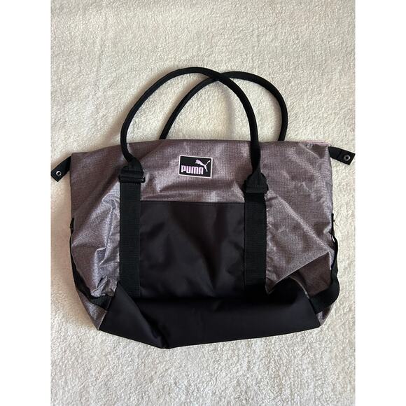 Puma Gray/Light Pink Duffle Bag - Picture 1 of 5